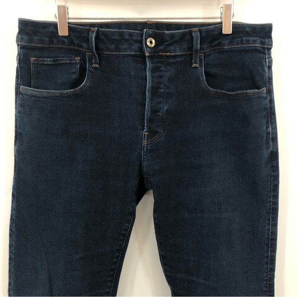 G Star Raw 36x34 3301 Deconstructed Slim Straight Jeans 0310 - Picture 3 of 11